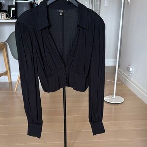 AFRM Women's Elegant Black Blouse